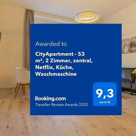 Cityapartment - 53 M², 2 Zimmer, Zentral, Netflix, Kueche, Waschmaschine * كوتبوس